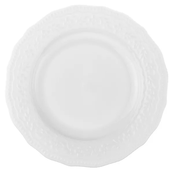 Тарелка Kunstwerk Euphoria 17058#/03015813 d=20 см (фарфор) белая