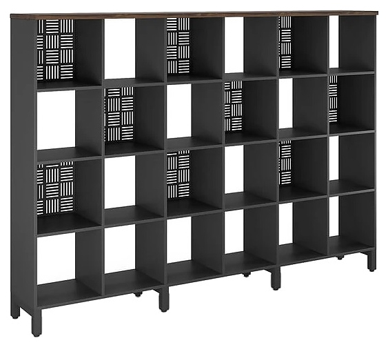 Стеллажная система КОБОР SQ-4X6 black/charlston