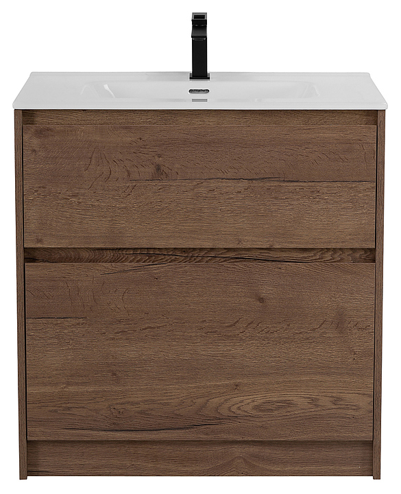 Тумба с раковиной BelBagno KRAFT-1000-2C-PIA-RT + BB1000ETL 100 см, Rovere Tabacco