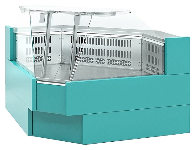 Витрина холодильная Lida Aqua-1 SU Fish (1500х1150х1200 мм) угловая внутренняя