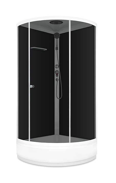 Душевая кабина Domani-Spa Simple 99 mid DS01Sm99MBT00 90х90 см