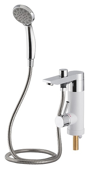 Кран-водонагреватель проточного типа с душевой лейкой Unipump BKF-015