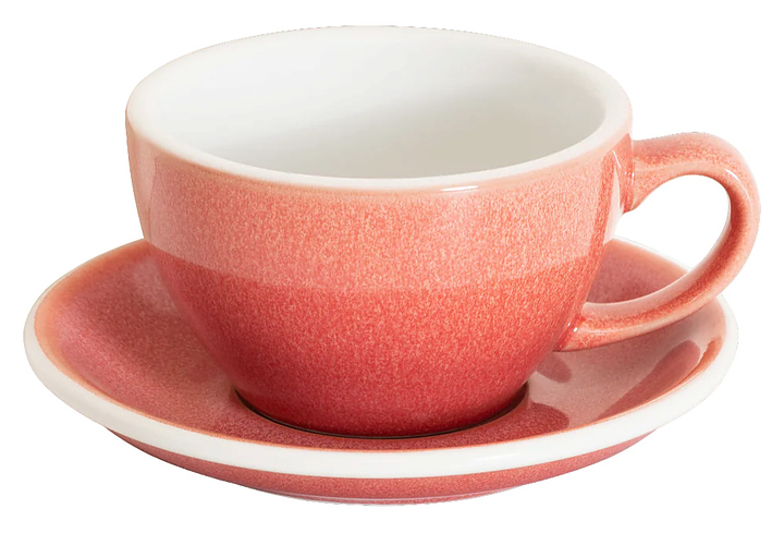Кофейная пара Loveramics Egg Latte Cup 300-107BBE/142BBE 300 мл, ягодный (berry)