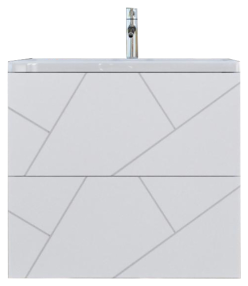 Тумба под раковину БРИКЛАЕР Кристалл 60 см белая