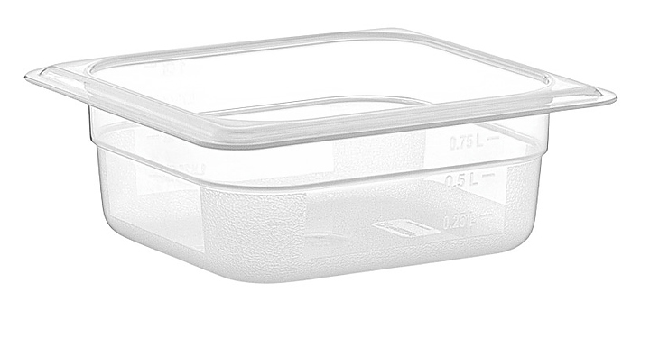Гастроемкость Gastroplast 79777 GN 1/6-65 (176x162х65 мм) 1 л поликарбонат, прозрачный
