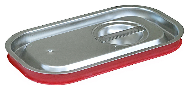 Крышка для гастроемкости Luxstahl 814-LRP GN 1/4 (265х164) нерж.