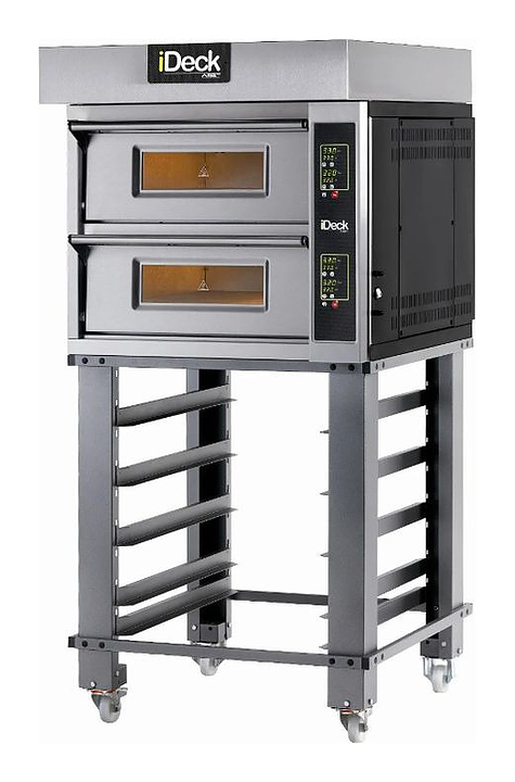 Печь для пиццы подовая Moretti Forni ID-D 60.60 + стенд с направляющими
