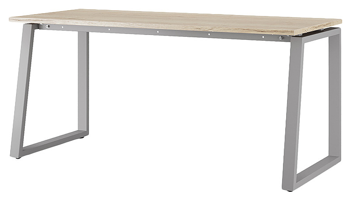 Стол офисный КОБОР TS1-180/60 aluminum/natural