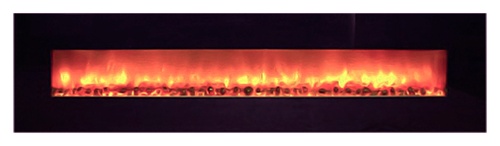 Камин Glenrich Genius 240 черное стекло