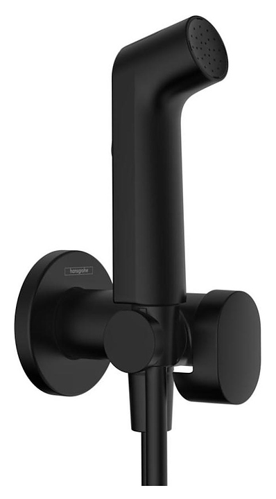 Душ гигиенический встраиваемый Hansgrohe HG Bidette 1jet S 29232670 матовый черный