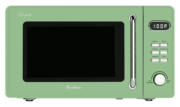 Микроволновая печь - СВЧ TESLER Elizabeth ME-2035 GREEN 20 л, зеленый