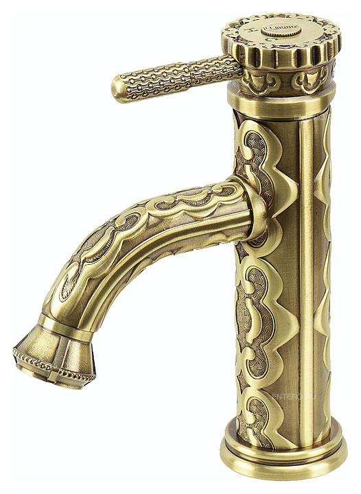 Смеситель для раковины LEMARK Jasmine LM6606B монолитный, бронза