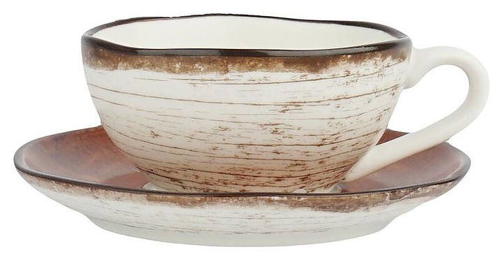 Кофейная пара P.L. Proff Cuisine WM 245108 Wood Fusion 75 мл (фарфор)