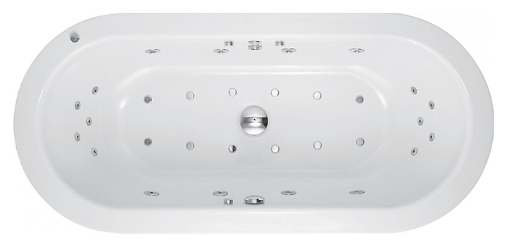 Гидросистема BETTE AirJet Plus, B350-000, хром