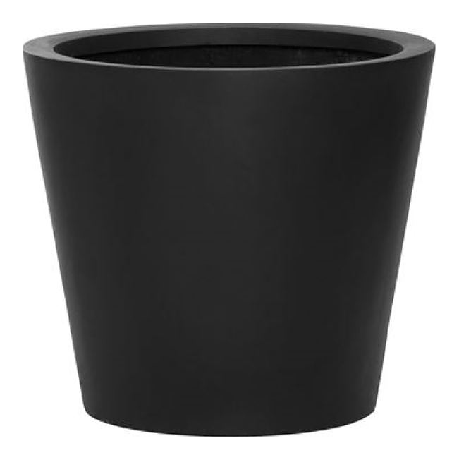 Кашпо Pottery Pots Bucket (40х35 см) черное матовое