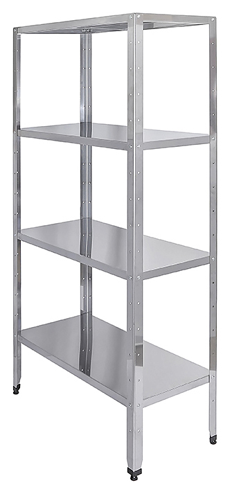 Стеллаж кухонный Luxstahl СР-1800x800x300/4
