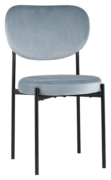 Стул Stool Group Барбара велюр серо-голубой