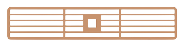 Декоративная решетка для варочной панели Kuppersbusch DK 8597 Copper