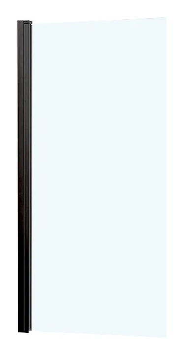 Шторка на ванну Vincea VSB-11800CLB 80х140 см, прозрачное стекло, черный
