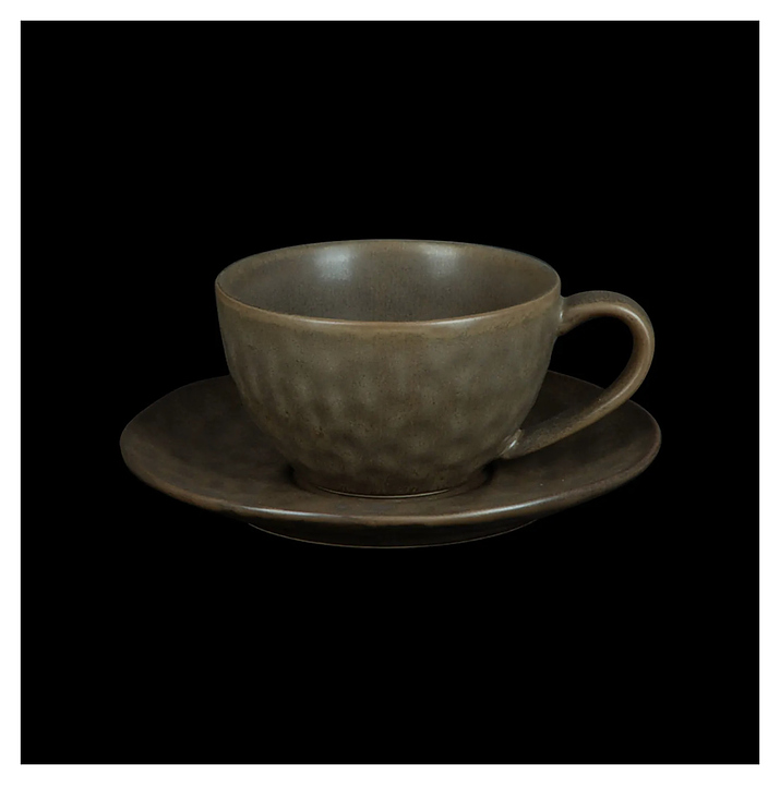 Чайная пара Corone Luminare HS103046 300 мл серая