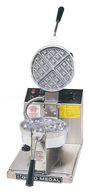 Вафельница Gold Medal Removable Grid Round Belgian Waffle Baker