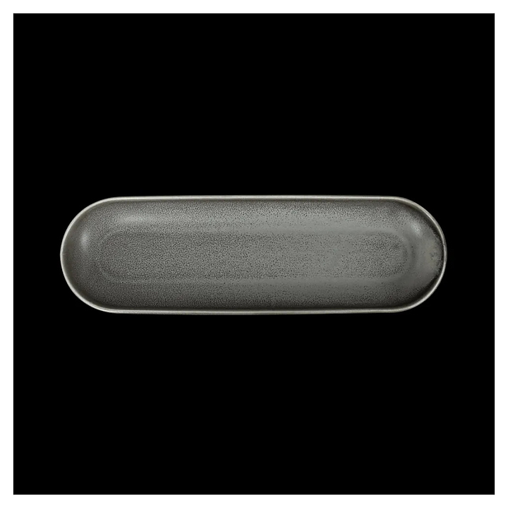 Блюдо овальное Corone Urbano 10680 330х100 мм серое