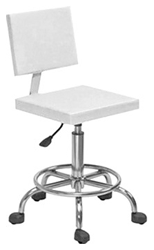 Стул мастера Имидж Мастер С-11 высокий белый