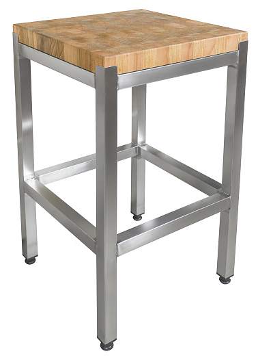 Стол-колода ПищТех 500х500х850 бук