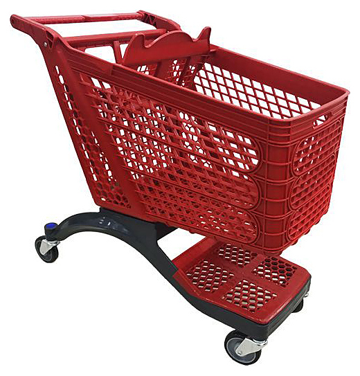Тележка покупательская Корбис STP200-GR/RD