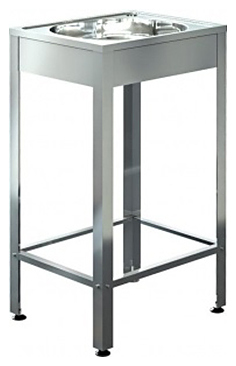 Рукомойник напольный Assum ВМР-3 (500х400х850) (нерж. сталь)