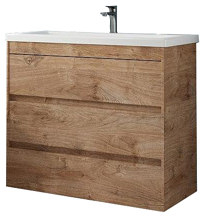 Тумба под раковину Art&Max Family-M-900-3C-PIA-HG 90 см, дуб харбор золотой