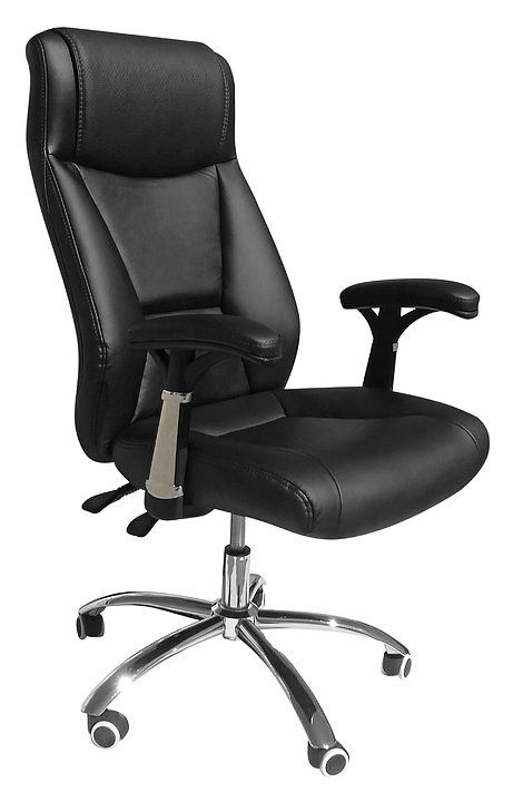 Кресло офисное для персонала DOBRIN 105M-LMR (черное)