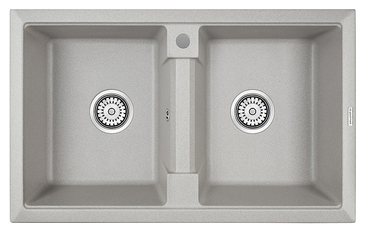 Мойка кухонная Paulmark Zwilling PM238150-GR серая