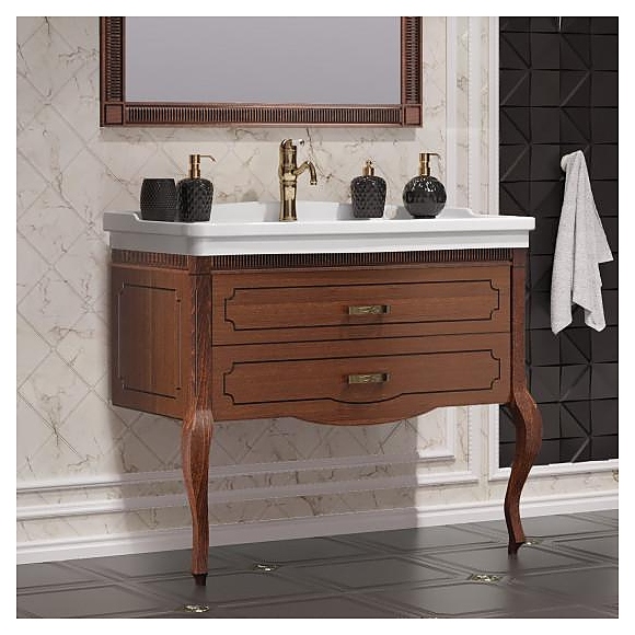 Тумба напольная под раковину OPADIRIS Фреско 105 00-00003804, светлый орех