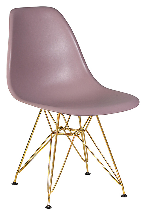 Стул обеденный DOBRIN 638APP-LMZL DSR (сиреневый, золотой)