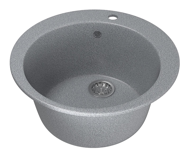 Мойка кухонная Mixline ML-GM13 (309) 49,5х49,5 см темно-серая