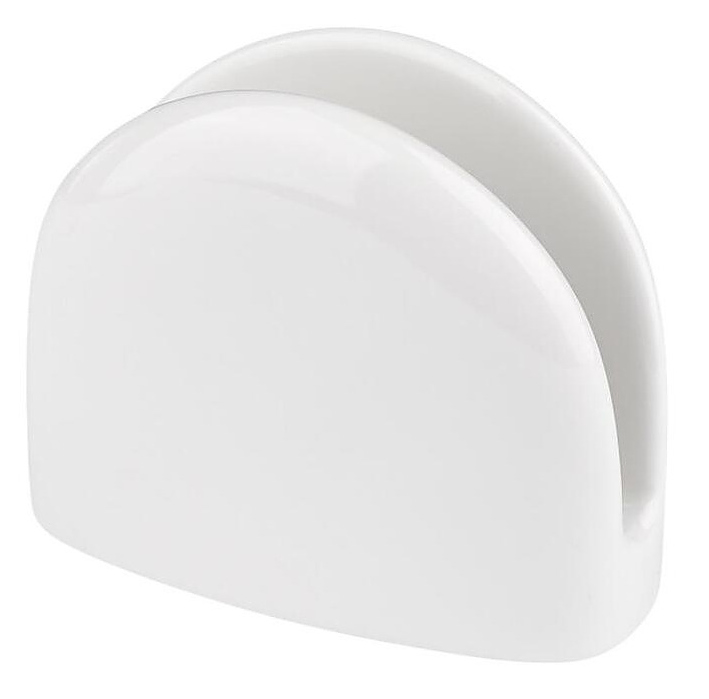 Салфетница Noble Fine Plus 091929А 10х4.8 см h 8.4 см, белый