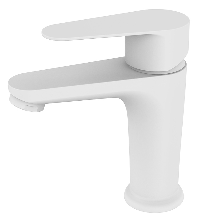 Смеситель для раковины VODA Snow white SW 26 TW белый