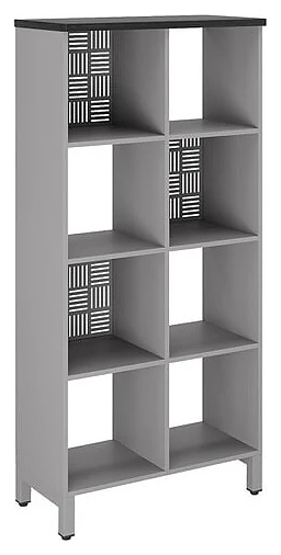 Стеллажная система КОБОР SQ-4X2 aluminum/wood