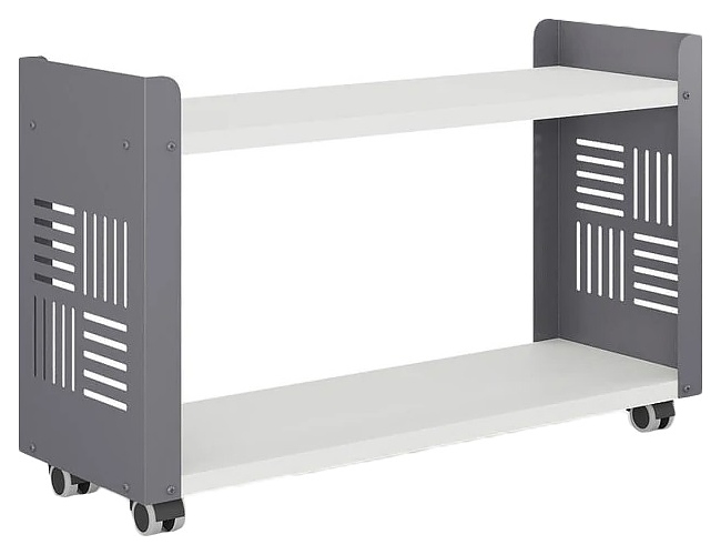 Стеллаж мобильный КОБОР SМ2-90/30 graphite/premium