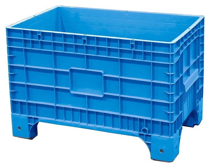 Контейнер ТАРА.РУ B-Box 1065 Mini 1017х636х673 мм (cплошной на ножках) голубой