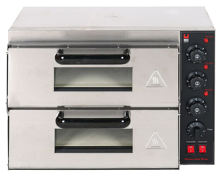 Печь для пиццы Rock Kitchen RK-PO2ST-CST