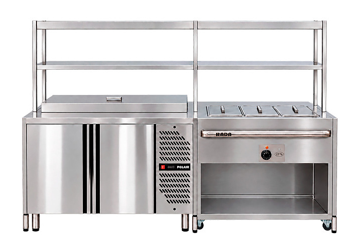 Модульная стойка правая финишная Rada CHEF&SERV CHS-R-14