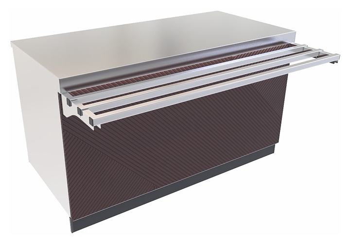 Прилавок для горячих напитков Abat Сэйла ПГН-70Е-01 оригами