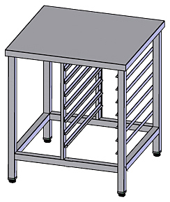 Подставка Vortmax ППВ 750/730/850 1Х7 GN1/1