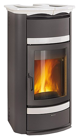 Дровяная печь-камин La Nordica Norma Steel S Evo Idro D.S.A.
