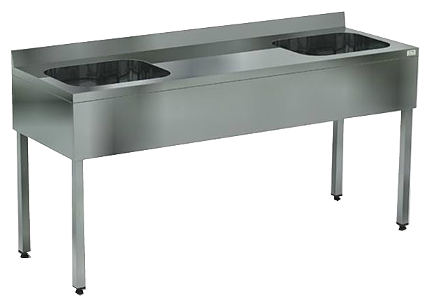 Ванна моечная КОБОР ВМЦФР/2-180/70 Л/Ц/П