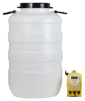 Комплекс дозирования SpaceAqua Dose 603-IMP, емкость 50 л, от счетчика Canature 85/89