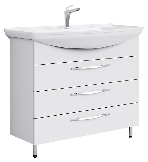 Тумба Aqwella Allegro Agr.01.10/3 102,2 см, белый