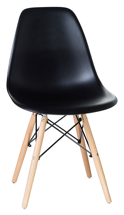 Стул обеденный DOBRIN PP638-LMZL DSW (черный, светлый бук)